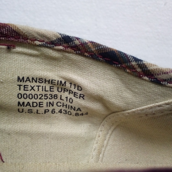 Ralph Lauren Polo Mansheim Canvas Slip On Sneakers Shoes Men's 11D Multicolor - Picture 14 of 14